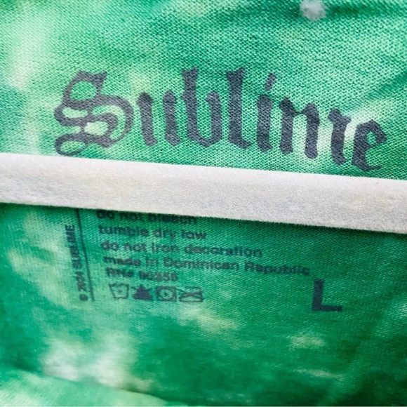 Sublime Green Tie-Dye T-Shirt - Picture 3 of 4